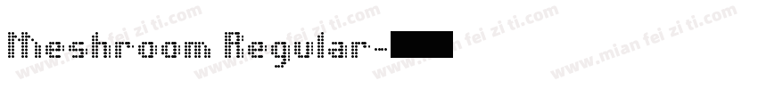 Meshroom Regular字体转换